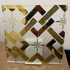Titanium Ice Flower Glass