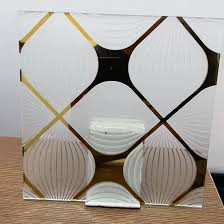 Titanium Luxury Floral Glass