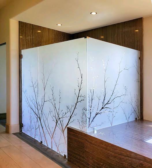 Titanium Tree Branch Glass
